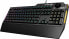 ASUS TUF Gaming K1 - Full-size (100%) - USB - QWERTZ - RGB LED - Black