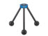Фото #2 товара Novoflex BasicPod Mini - 3 leg(s) - Black - Blue - 14.5 cm - 52 g