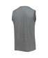 Фото #4 товара Men's Gray Miami Marlins Muscle Tank Top