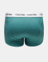 Фото #3 товара Calvin Klein Plus low rise cotton stretch trunks 3 pack in multi