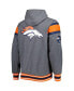 Фото #3 товара Men's Orange, Gray Denver Broncos Extreme Full Back Reversible Hoodie Full-Zip Jacket