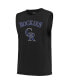 Фото #3 товара Men's Threads Black Colorado Rockies Softhand Muscle Tank Top