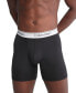 Фото #4 товара Men's 3-Pack Micro Stretch Solid Boxer Briefs