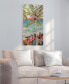 Фото #5 товара "Palm Tree Whimsy II" Fine Giclee Printed Directly on Hand Finished Ash Wood Wall Art, 48" x 24" x 1.5"
