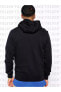 Pullover Hoodie With Swoosh Logo Siyah Pamuklu Sweatshirt