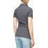 Page & Tuttle Solid Jersey Short Sleeve Polo Shirt Womens Grey Casual P39919-CHC