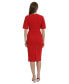 Фото #2 товара Платье женское Maggy London средней длины со вспоротными рукавами Складывать