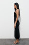 Фото #8 товара Платье с горловиной халтер и открытой спиной ZARA