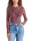 ფოტო #1 პროდუქტის Women's Paisley Long-Sleeve Bodysuit