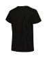 ფოტო #3 პროდუქტის Women's Black Cincinnati Bengals Plus Size Arch Over Logo T-shirt