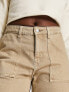 Фото #4 товара Monki cargo jeans in beige
