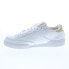 Фото #5 товара Reebok Club C 85 Mens White Leather Lace Up Lifestyle Sneakers Shoes