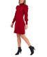 ფოტო #3 პროდუქტის Women's Puff-Sleeve Mini Sweater Dress