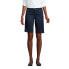 ფოტო #9 პროდუქტის Women's School Uniform Tall Plain Front Blend Chino Shorts