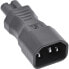 Фото #4 товара InLine Power supply adapter IEC 60320 C14 / C7 - 3-pin IEC device to 2-pin