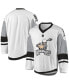 ფოტო #2 პროდუქტის Big Boys White, Gray Calgary Roughnecks Sublimated Replica Jersey