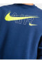 Фото #2 товара Толстовка мужская Nike Sportswear Fleece Hoodie Erkek Lacivert Şardonlu Sweatshirt