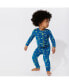 ფოტო #3 პროდუქტის Baby Boys Monaco Blue Convertible Footie Pajamas