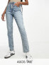 Фото #1 товара ASOS DESIGN Tall slim mom jeans in mid blue