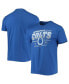 Фото #1 товара Men's Royal Indianapolis Colts Throwback T-shirt