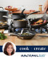 Фото #5 товара Cook + Create Hard Anodized Nonstick Deep Grill Pan, 11"