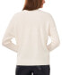 ფოტო #2 პროდუქტის Cozy Long Sleeve Extend Shoulder Sweater