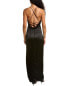 Фото #2 товара Платье Nicholas Benita Silk 100% шелк, черное 60 дюймов