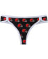 Фото #3 товара Women's Brown Cleveland Browns Gauge Allover Print Knit Thong