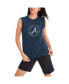 ფოტო #1 პროდუქტის Women's Navy Atlanta Braves Madison Tri-Blend Tank Top