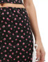 ASOS DESIGN co-ord mini skirt with split in floral with white bow detail Verspielt geblümtes, S - EU 36-38 - фото #4