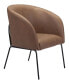 Фото #10 товара 30" Steel, Polyester Quinten Boho Chic Accent Chair