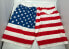 Фото #4 товара Walnut & 39th Mens Swim Trunks Multicolor Blue USA Flag Drawstring Pocket Sz XL