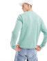 Фото #4 товара Timberland large script logo sweatshirt in light green