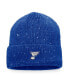 Men's Blue St. Louis Blues Authentic Pro Rink Pinnacle Cuffed Knit Hat Синий - фото #3