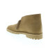 Фото #11 товара Clarks Desert Rock 26162703 Mens Brown Suede Lace Up Chukkas Boots