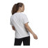 Women’s Short Sleeve T-Shirt Adidas Giant Logo White