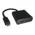 Фото #3 товара ROLINE 12.03.3211 - USB 3.2 Gen 1 (3.1 Gen 1) Type-C - Black - HDMI - USB 3.2 Gen 1 (3.1 Gen 1) Type-C - 0.1 m