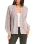 Lovestitch Multi-Stitch Cardigan Women's Purple S