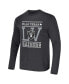 Фото #3 товара Men's NFL x Darius Rucker Collection by Heathered Charcoal Las Vegas Raiders Long Sleeve T-shirt