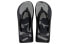 Фото #3 товара Havaianas x Mastermind Japan Zori Sandals 联名人字拖鞋 黑灰 男女同款 / Сандалии Havaianas Mastermind 4145642-090