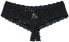 Фото #1 товара Hanky Panky 174214 Womens lace Crotchless Hipster Panties Black Size Small