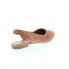 Фото #15 товара Miz Mooz Bixby Womens Brown Leather Slip On Slingback Flats Shoes