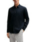 Фото #1 товара Men's Stretch-Linen Chambray Slim-Fit Dress Shirt