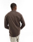 Фото #4 товара Nike Premium Essentials long sleeve t-shirt in brown