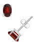 ფოტო #1 პროდუქტის Garnet (1-1/6 ct. t.w.) Stud Earrings in 14K Yellow Gold or 14K White Gold