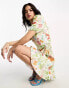 Фото #4 товара & Other Stories linen mini dress in multi floral