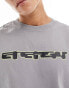 Фото #3 товара Weekday oversized t-shirt with energy graphic print in grey