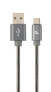 Gembird Cablexpert CC-USB2S-AMCM-2M-BG - 2 m - USB A - Micro-USB B - USB 2.0 - 480 Mbit/s - Grey
