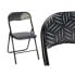 Фото #4 товара Складной стул Quality Чёрный Серый PVC Металл 43 x 46 x 78 cm (6 штук)