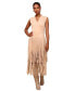 ფოტო #5 პროდუქტის Women's Tiered-Fringe Sleeveless Dress